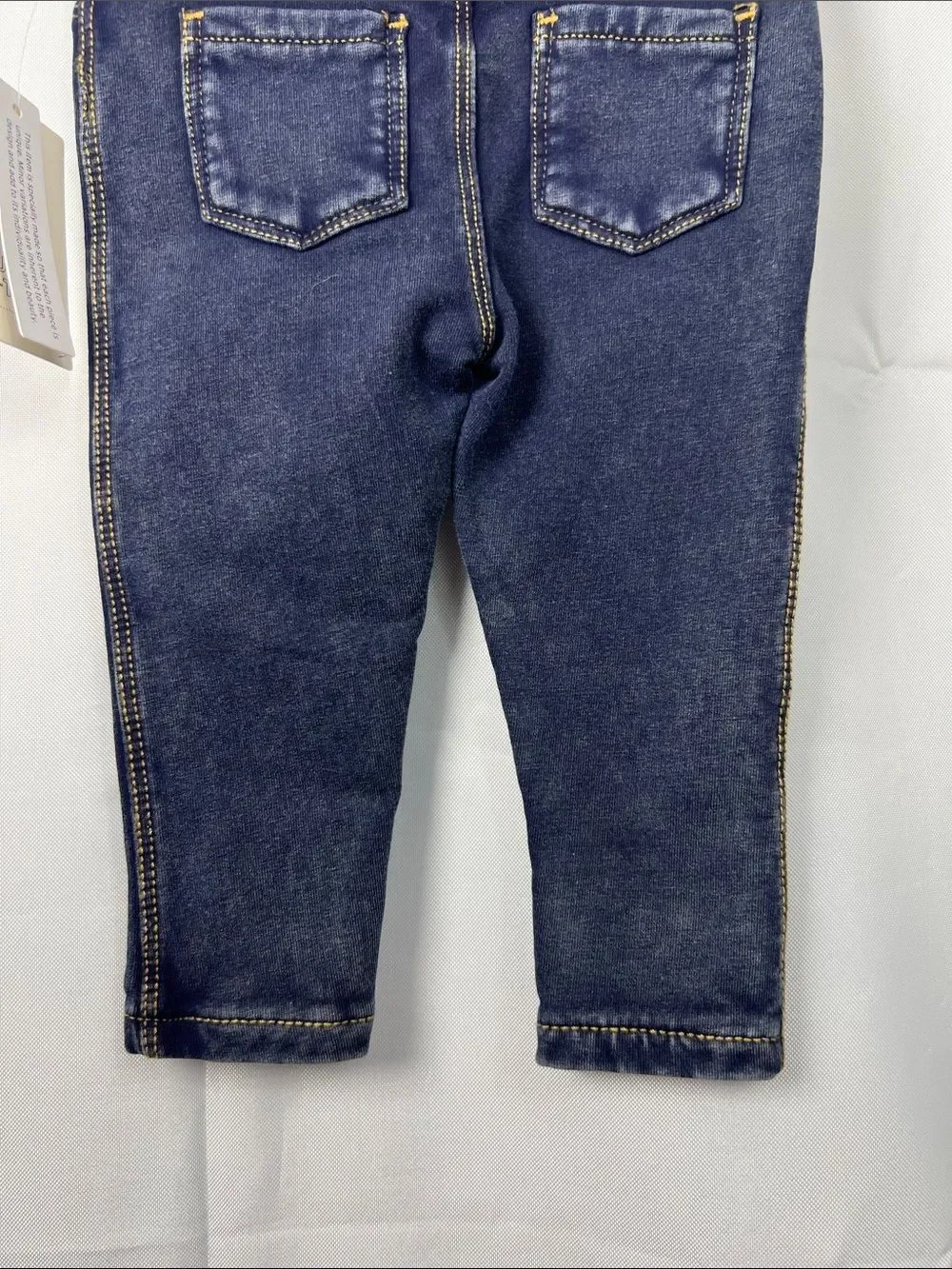 Tucker and Tate Dark indigo wash soft skinny jeggings NWT size 6 months